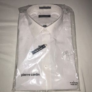 pierre cardin slim fit white dress shirt